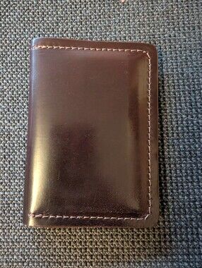 Hanks Men’s Leather Card Wallet - Brown